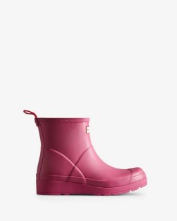 Hunter | Women's Play Short Rain Boots-Prismatic Pink | Canada Outlet