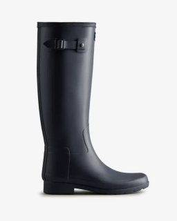 Hunter | Women's Refined Slim Fit Tall Rain Boots-Navy | Canada Outlet