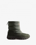 Hunter | Men's Insulated Short Snow Boots-Arctic Moss Green | Canada Outlet