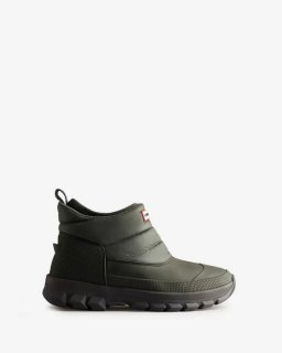 Hunter | Men's Insulated Ankle Snow Boots-Arctic Moss Green | Canada Outlet