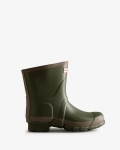 Hunter | Women's Gardener Short Rain Boot-Dark Olive/Clay | Canada Outlet