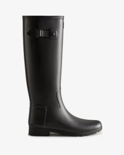 Hunter | Women's Refined Slim Fit Rain Boots-Black | Canada Outlet