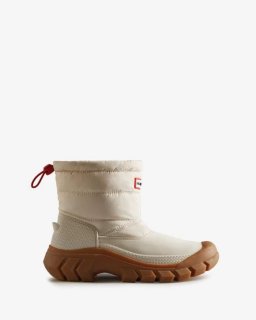 Hunter | Women's Intrepid Insulated Short Snow Boots-White Willow/Gum | Canada Outlet