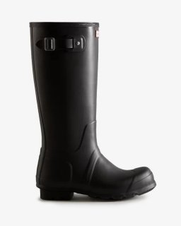 Hunter | Men's Tall Insulated Rain Boots-Black | Canada Outlet