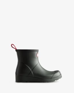 Hunter | Women's Play Short Rain Boots-Arctic Moss Green | Canada Outlet