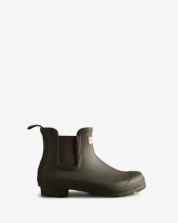 Hunter | Women's Original Chelsea Boots-Bitter Chocolate | Canada Outlet