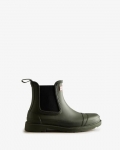 Hunter | Women's Commando Chelsea Boots-Dark Olive | Canada Outlet