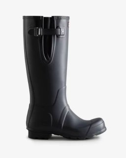 Hunter | Men's Tall Side Adjustable Rain Boots-Navy | Canada Outlet