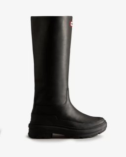 Hunter | Women's Killing Eve Tall Chasing Boot-Black | Canada Outlet