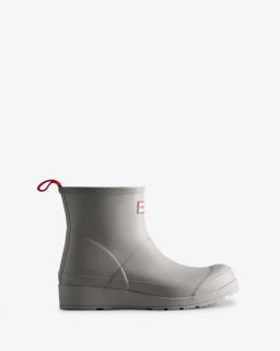 Hunter | Women's Play Short Rain Boots-Zinc Grey | Canada Outlet