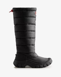 Hunter | Women's Intrepid Insulated Tall Snow Boots-Black | Canada Outlet