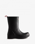 Hunter | Men's Play Mid-Height Rain Boots-Black | Canada Outlet