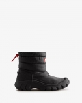 Hunter | Women's Intrepid Insulated Short Snow Boots-Black | Canada Outlet