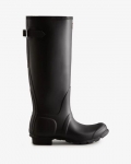 Hunter | Women's Tall Back Adjustable Rain Boots-Black | Canada Outlet