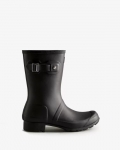 Hunter | Women's Tour Foldable Short Rain Boots-Black | Canada Outlet