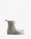 Hunter | Women's Play Short Pearlized Rain Boots-Silver | Canada Outlet