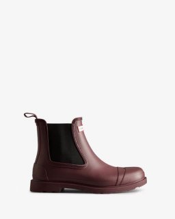 Hunter | Men's Commando Chelsea Boots-Ruskea Brown | Canada Outlet