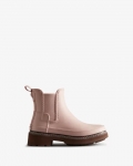 Hunter | Women's Refined Stitch Detail Chelsea Boots-Azalea Pink | Canada Outlet