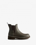 Hunter | Women's Refined Stitch Detail Chelsea Boots-Bitter Chocolate | Canada Outlet