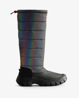 Hunter | Women's Intrepid Insulated Tall Nebula Snow Boots-Stornoway Blue/Xray Navy | Canada Outlet