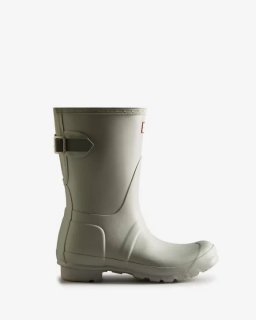 Hunter | Women's Short Back Adjustable Rain Boots-Ice Grey/Urban Grey | Canada Outlet