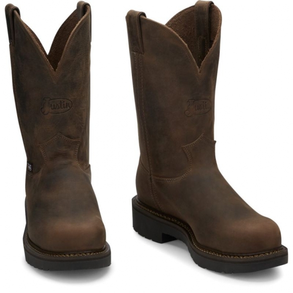 Justin | Men's Balusters Steel Toe Bay Gaucho | Canada Outlet