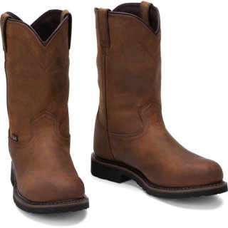 Justin | Men's Drywall Pull On Steel Toe Whiskey Brown | Canada Outlet