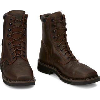 Justin | Men's Driller Comp Toe Brown | Canada Outlet