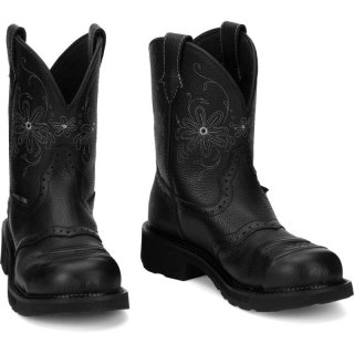 Justin | Women's Wanette Steel Toe Black | Canada Outlet