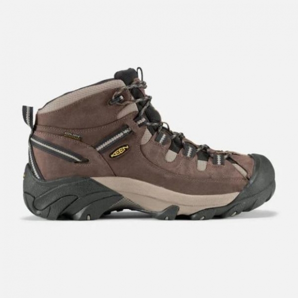 Keen | Men's Targhee II Waterproof Mid Wide-Shitake/Brindle