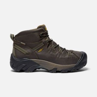 Keen | Men's Targhee II Waterproof Mid Wide-Canteen/Dark Olive