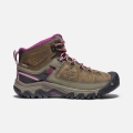 Keen | Women's Targhee III Waterproof Mid-WEISS/BOYSENBERRY