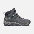 Keen | Women's Steens Leather Waterproof Boot-Steel Grey/Ocean Wave