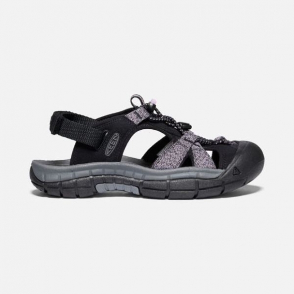 Keen | Women's Ravine H2 Sandal-Black/Dawn Pink