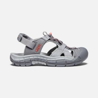 Keen | Women's Ravine H2 Sandal-Steel Grey/Coral