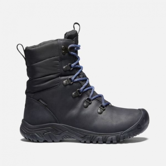 Keen | Women's Greta Waterproof Boot-Black/Black