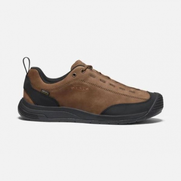 Keen | Men's Jasper II Waterproof Shoe-Dark Earth/Black