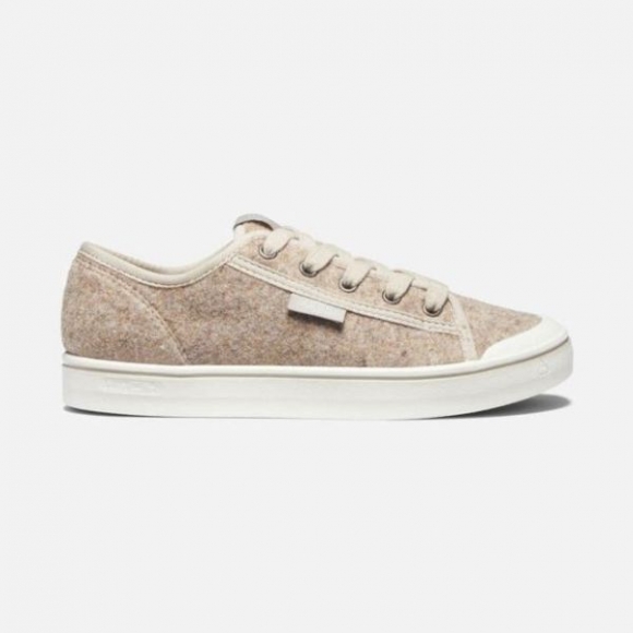 Keen | Women's Elsa Lite Felt Sneaker-Taupe Felt/Silver Birch