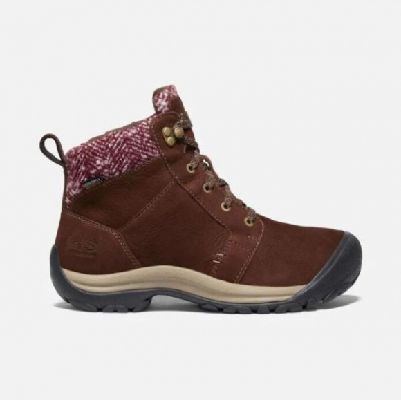 Keen | Women's Kaci II Winter Waterproof Boot-Chestnut/Brindle