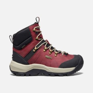 Keen | Women's Revel IV Polar Boot-Rhubarb/Plaza Taupe