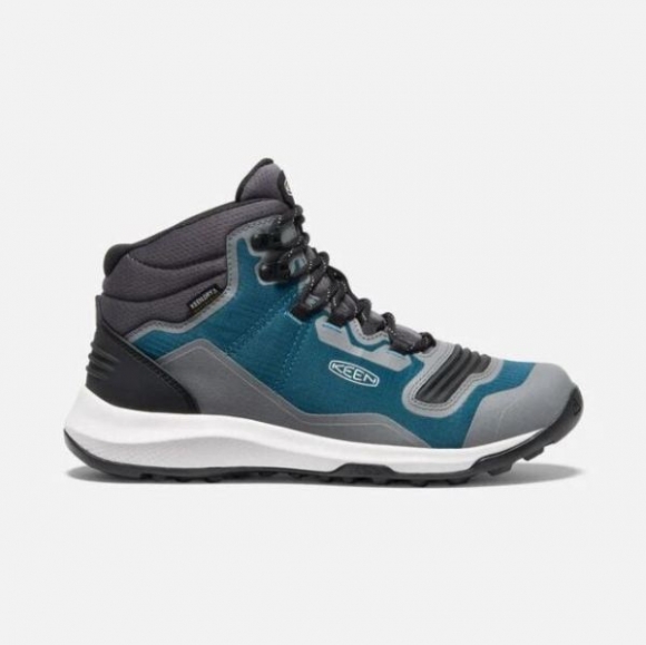 Keen | Women's Tempo Flex Waterproof Boot-Blue Coral/Star White