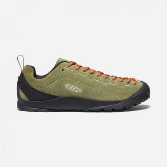 Keen | Women's Jasper Suede Sneakers-Capulet Olive/Black