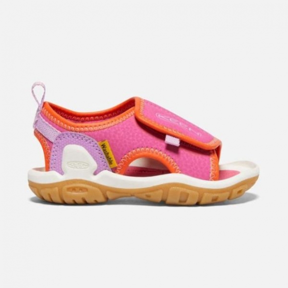 Keen | Toddlers' Knotch River Open-Toe Sandal-Magenta/Lilac Chiffon