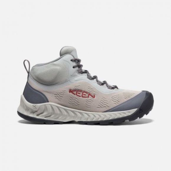 Keen | Men's NXIS Speed Mid-Drizzle/Red Carpet