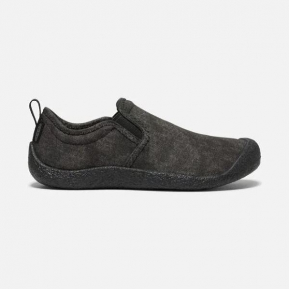 Keen | Women's Howser Canvas Slip-On-Black/Black