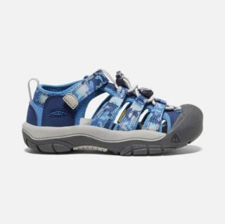 Keen | Little Kids' Newport H2-Camo/Bright Cobalt