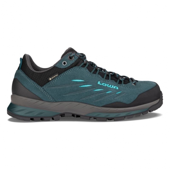 Lowa | Women's Delago GTX Lo Ws-Petrol/Aquamarine