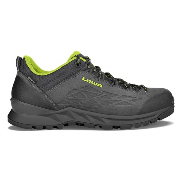 Lowa | Men's LOWA Explorer II GTX Lo-Anthracite/Lime