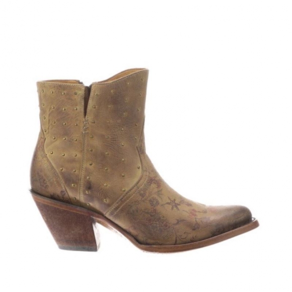 Lucchese Women's Harley - Tan + Floral | Canada Outlet