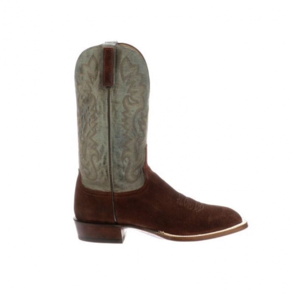 Lucchese Men's Levi - Rust + Sky Blue | Canada Outlet